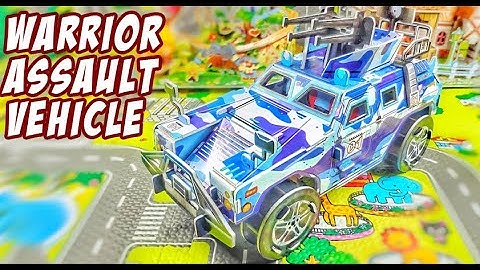 Miniature Warrior Assault Vehicle DIY 3D Super Puzzle XY-315 Build Assembly Pappercraft Modeling