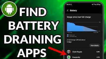 How To Find Battery Draining Apps Android