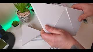 RGB Colorful Triangle Quantum lamp LED Lamp Modular Touch Sensitive Lighting Hexagonal Night Light