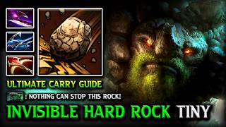 INVISIBLE HARD ROCK CARRY GUIDE TINY | Silver Edge + Daedalus Build Totally Dominates The Game DotA2