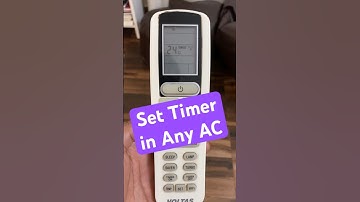 Set Timer in AC | How to set up your Air Conditioner Timer