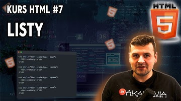 Kurs HTML #7 Listy