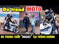 Đu Trend cưỡi MÔ TÔ DUCATI ở Trùng Khánh (Hồng Nhai Động, Cầu Thiên Tư Môn - Qiansimen Bridge)