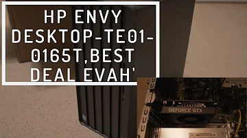 HP ENVY Desktop - TE01-0165t - The Best Black Friday Deal!