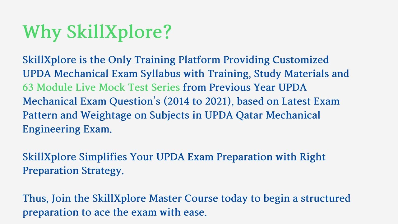 UPDA Mechanical Previous Question Papers | UPDA Mechanical Study Material |UPDA Mechanical Mock Test