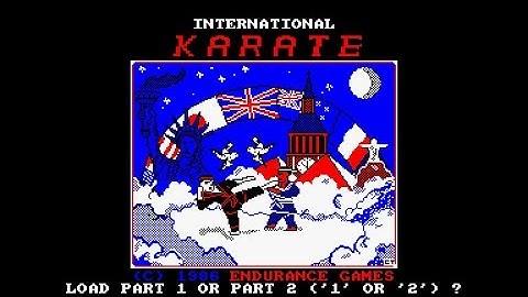 International Karate Review for the Amstrad CPC by John Gage