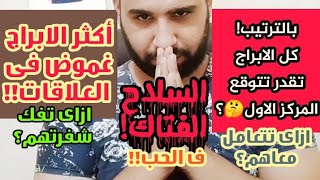 بالترتيب! أكثر الأبراج غموض فى العلاقات!! السلاح الفتاك وما ادراك🔥| محمد أبوزيد