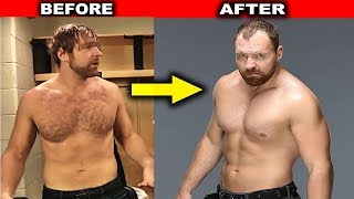 10 Amazing WWE Body Transformations - Dean Ambrose, Undertaker & more