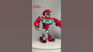 Heatwave Rescue Bot custom LEGO creation