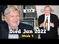 12 Celebrities Who Died in January 2022, Week 4