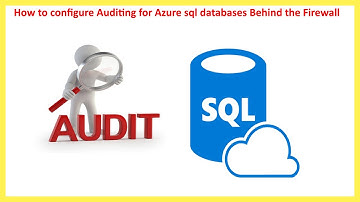 How to configure Auditing for Azure sql databases Behind the Firewall