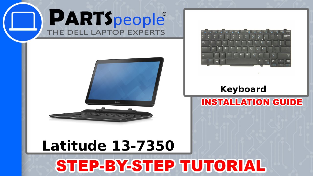 Dell Latitude 13 7350 P58g 001 Keyboard How To Video Tutorials Youtube