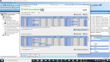 Foundation or footing Structural design of a G+4 Building using staad pro v8i