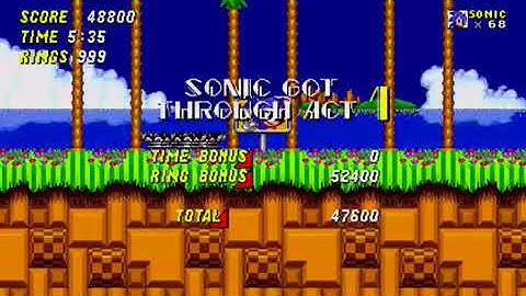 Having fun with debug mode in sonic2