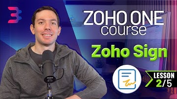 Zoho Sign - Creating a Template - Zoho One Course - Chapter 7, Lesson 2