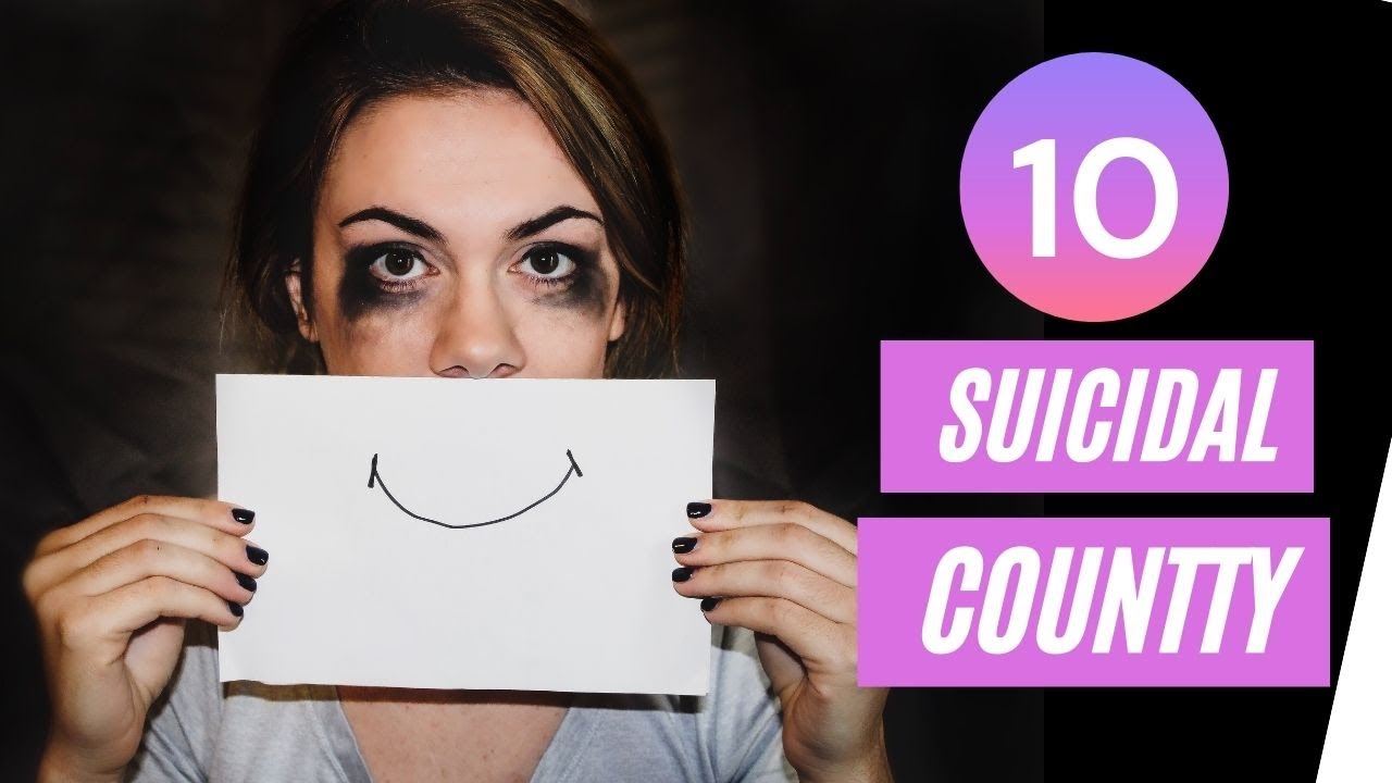 Top 10 Countries With the Highest Suicide Rates - wonder list - YouTube