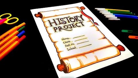 Geschiedenis Projectbestand Voorpagina Ontwerp | Decoratief Geschiedenis Projectbestand | Geschie...