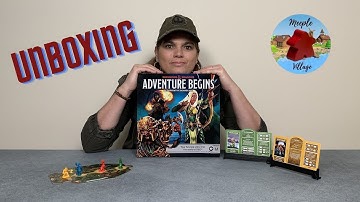 Dungeons & Dragons: Adventure Begins Board Game Unboxing