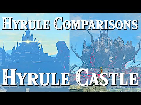 How Hyrule Castle has Changed | BotW VS TotK HYRULE COMPARISONS