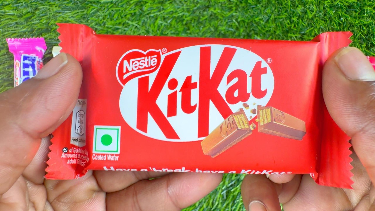 Sunusri ASMR KitKat Chocolate Unwrapping & Eating Sounds 🍫 | Satisfying Chocolate ASMR