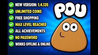 🔥 Pou Mod APK v1.4.135 | Unlimited Coins ; Free Shopping ; NO PASSWORD!