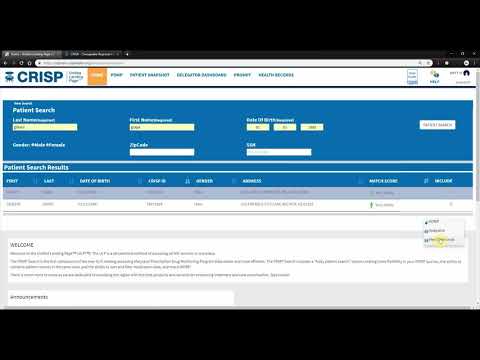 CRISP Health Records Training Video 2019