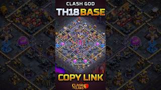 NEW TH18 FARMING BASE 🏅 | RESOURCE SAFE + DEFENSE READY | COC BASE screenshot 4