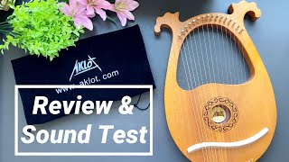 Aklot 16 String Deer LYRE HARP Review | Is it any good?