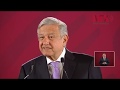 Conferencia de Prensa de AMLO, 29 julio 2019