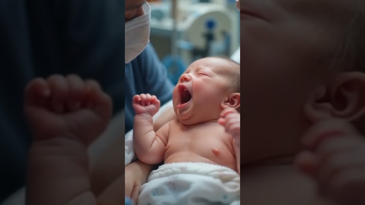Newborn Baby’s First Cry 😢👶 | The Miracle of Life 