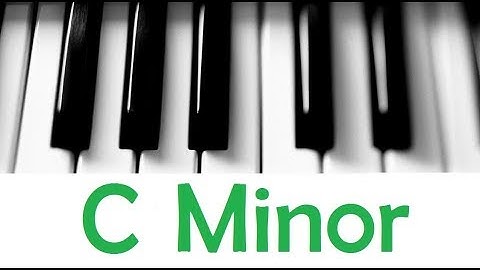 C Minor Scale & Chords [All Scales & Chords Tutorial #25]