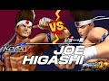 KOF XV｜JOE HIGASHI｜Character Trailer  and compared with  Joe from KOF XIV