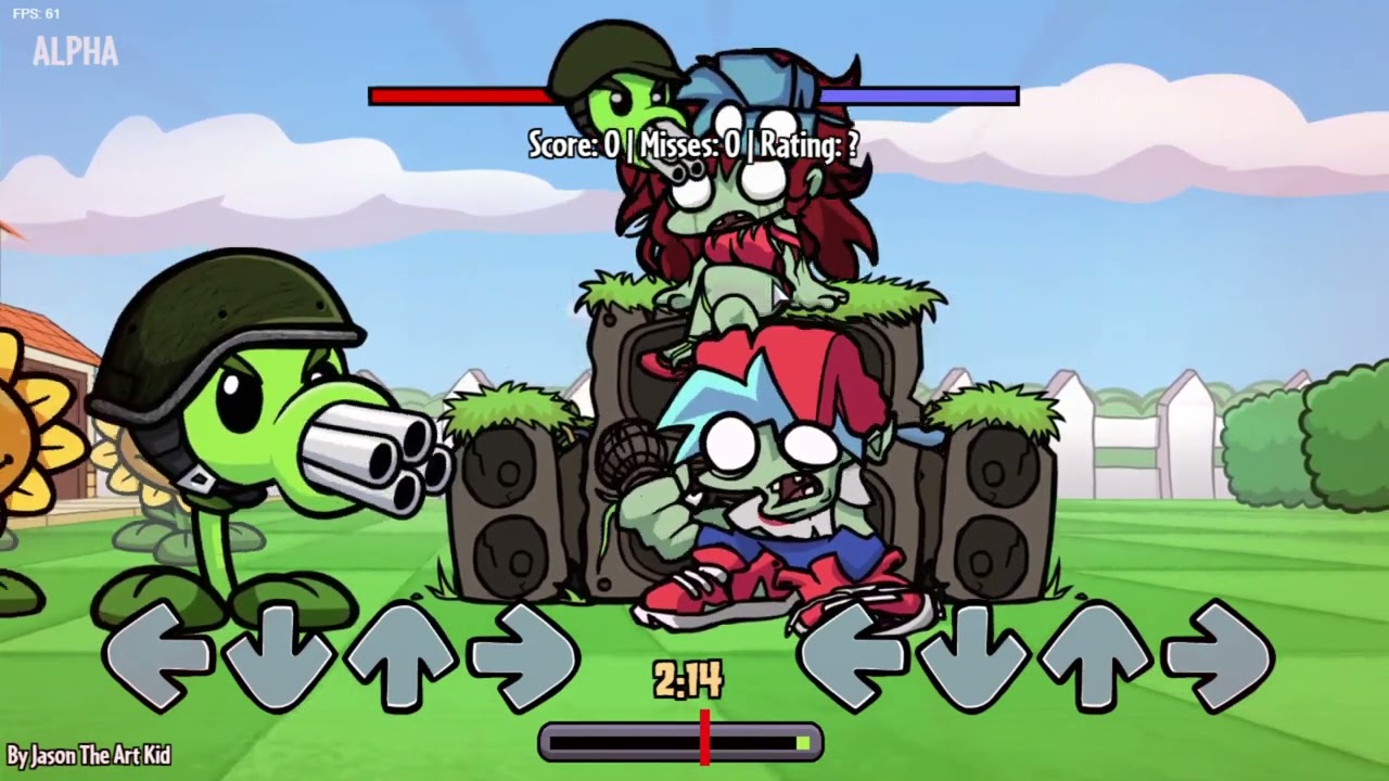 FNF Peashooter Plants Vs Rappers