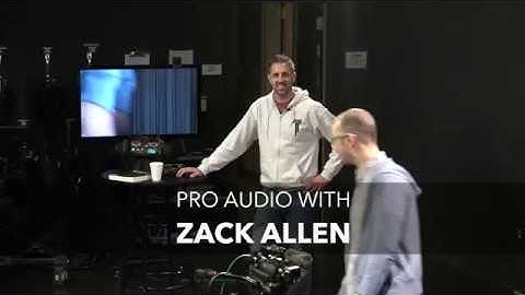 Pro Audio With Zack Allen workshop