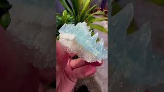 aqua morganite with spikes.  #france #indonesia #india #pakistan #usa #gemstone #minerals