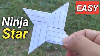 How to make a paper Ninja Star | Origami  Paper Ninja Star | Paper ka ninja star kaise banaen