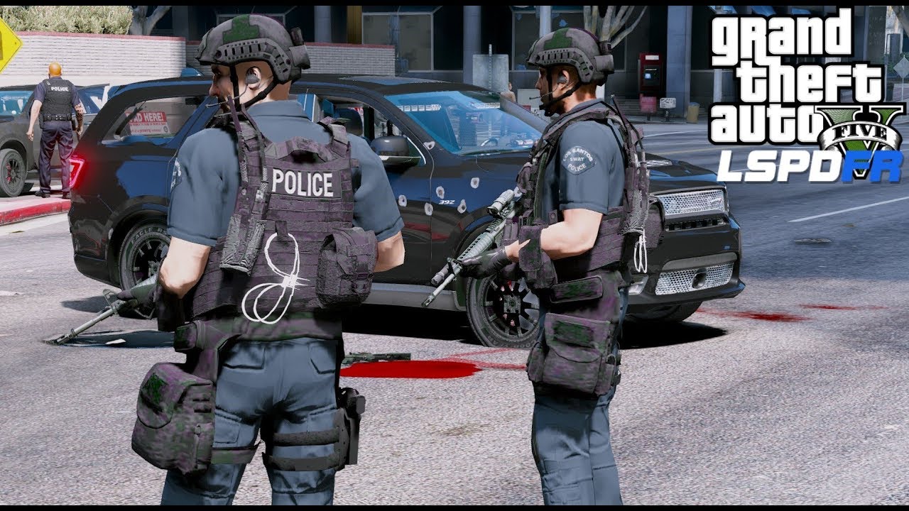 GTA 5 LSPDFR Swat Team Responds To Multiple Shooters At The Train Station -  YouTube