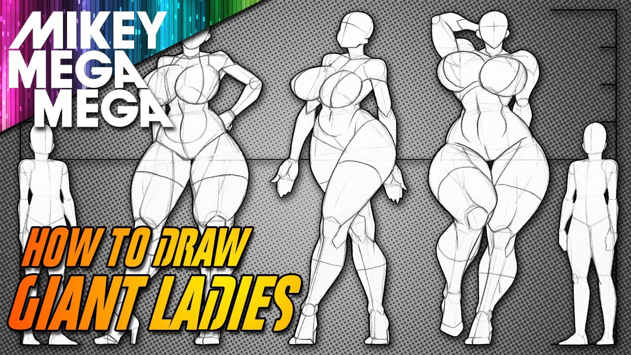 How to draw Giantess and Giant Ladies for Anime Manga https://www.Patreon.c...