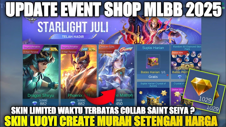 MURAH BANGET!! CARA MENDAPATKAN SKIN CREATE LUOYI MURAH 1 DIAMOND MOBILE LEGENDS TERBARU 2025