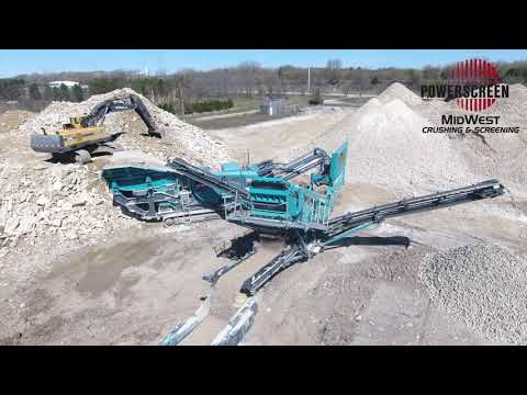 Crushing Limestone with