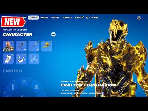 The Foundation Gets Ice King's GOLDEN Style in Fortnite 🔥 (Custom Skin)