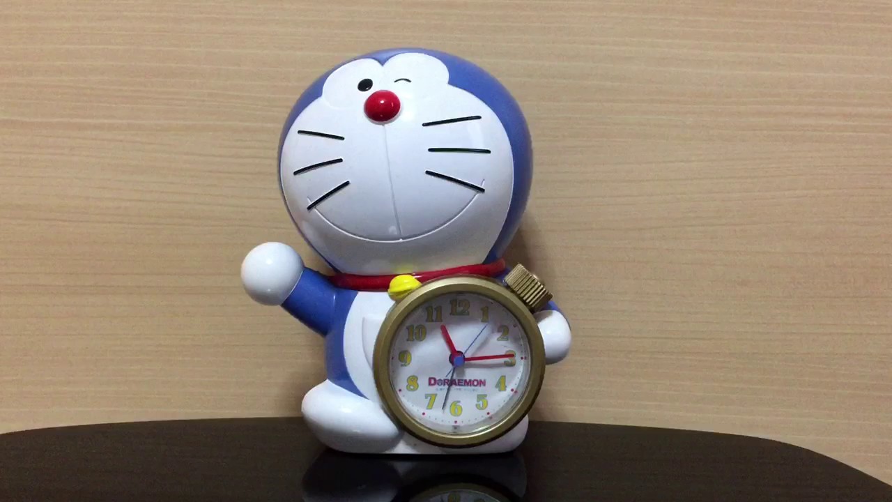 懐かしいドラえもん目覚まし時計 声は大山のぶ代さん Doraemon Alarm Youtube