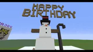 Minecraft - Minecraft Vizzed Christmas Build Submission 3 Frosty the Derpy Snowman by deg2000 - User video