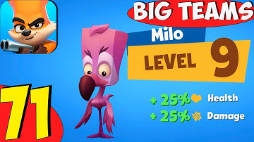 Zooba: Zoo Battle Arena - Gameplay Walkthrough Part 71 - MILO lvl 9 Big Teams😱(iOS, Android)