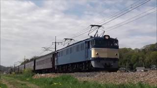 【栃木DC】両毛線 SL試運転 D51 498+旧客+EF60 19 2018.4.5
