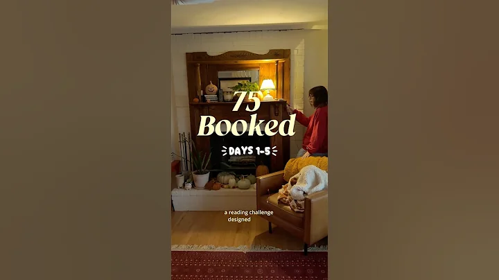 Days 1-5 of 75 booked! #vlog #readingchallenge #readingvlog