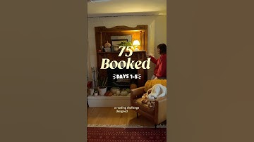 Days 1-5 of 75 booked! #vlog #readingchallenge #readingvlog
