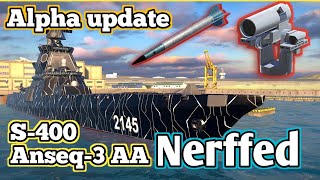Rf Project-2145 locked Airdefence s-400 Range is Nerff& Anseq-3 aa range also nerff|Modern Warships