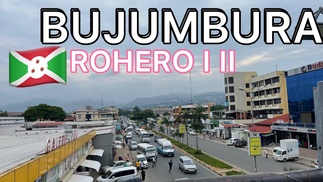 1 Hour walking in ROHERO, 🇧🇮 Bujumbura  Explore the Beauty of Burundi