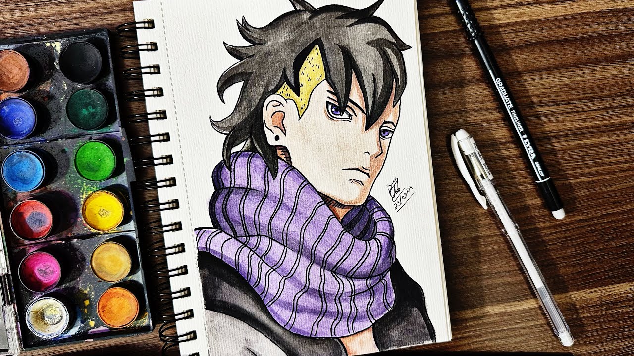 ⚠️ Desenhando Boruto - timeskip ⚠️